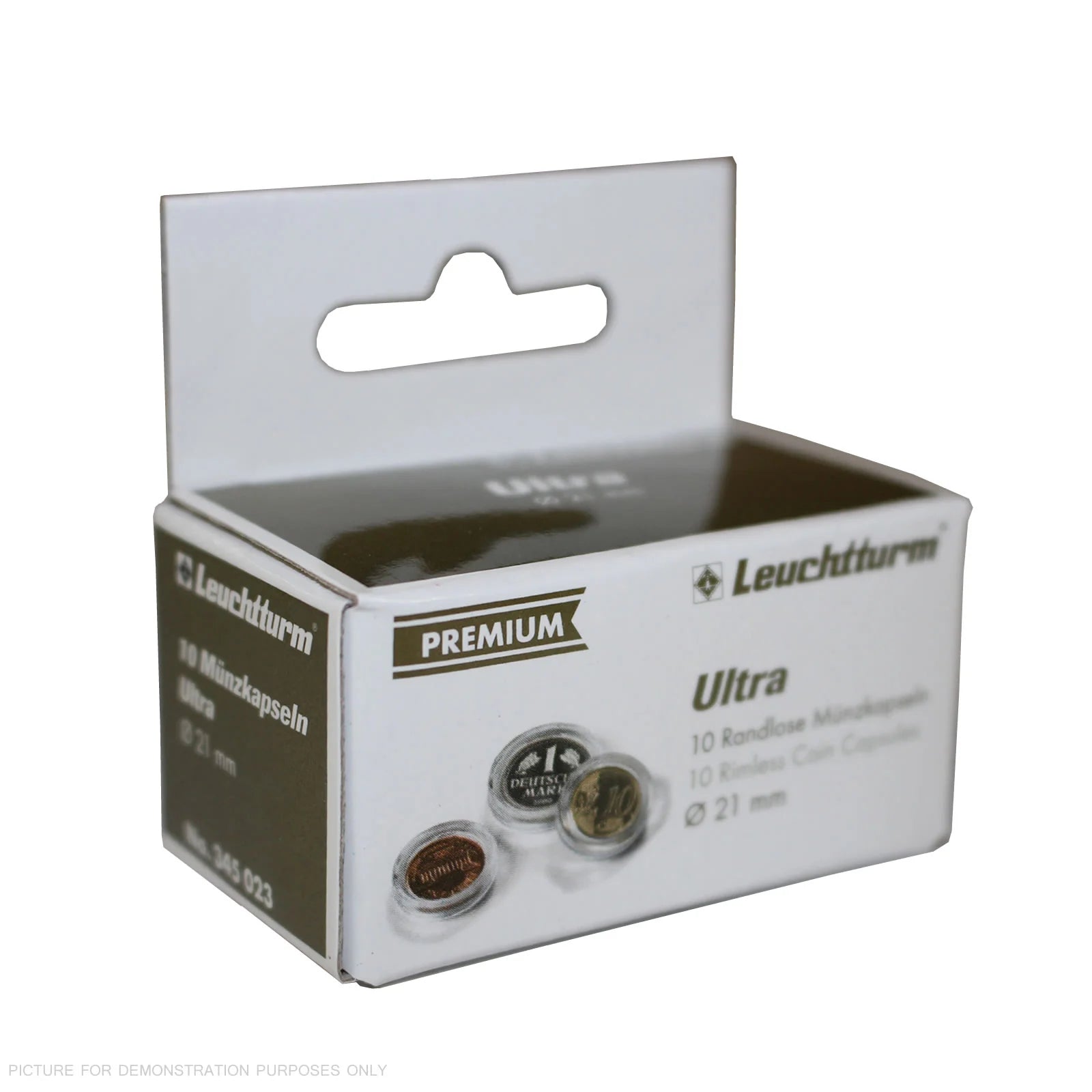 Lighthouse PREMIUM Coin Capsules - Round 21mm Packet of 10 (Suitable For Australian $2 Coins)